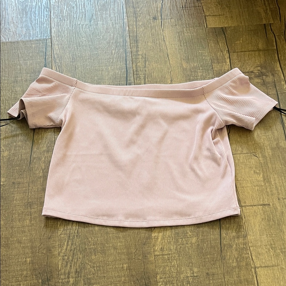 H&M Dusty Pink Ribbed Knitwear